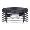 Discount 🌟 Patriot Lighting® Gabel Matte Black 2-Light Flush Mount Ceiling Light 👏 -Patriot Lighting Sales 3518739 P