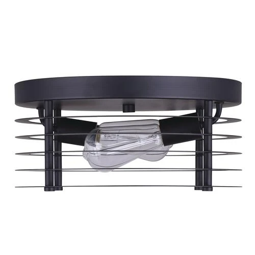 Discount 🌟 Patriot Lighting® Gabel Matte Black 2-Light Flush Mount Ceiling Light 👏 5 Discount 🌟 Patriot Lighting® Gabel Matte Black 2-Light Flush Mount Ceiling Light 👏 - Image 3