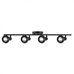 Cheapest ⌛ Patriot Lighting® Blair Matte Black 4-Light Fixed Track Light 🎁 -Patriot Lighting Sales 3518741 P BTM