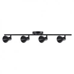 Cheapest ⌛ Patriot Lighting® Blair Matte Black 4-Light Fixed Track Light 🎁 -Patriot Lighting Sales 3518741 P TOP