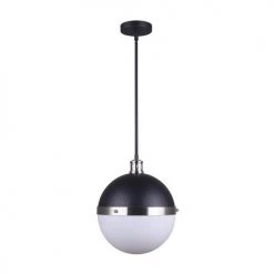 Cheap ⭐ Patriot Lighting® Wali Matte Black & Brushed Nickel 1-Light Pendant 😉 9 Cheap ⭐ Patriot Lighting® Wali Matte Black & Brushed Nickel 1-Light Pendant 😉 -Patriot Lighting Sales 3518745 P LS