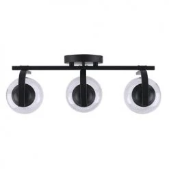 Discount ✔️ Patriot Lighting® Kari Matte Black 3-Light Vanity Light 😉 -Patriot Lighting Sales 3518752 P BTM