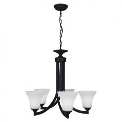 Deals ❤️ Patriot Lighting® Dee Rubbed Antique Bronze 5-Light Chandelier ⭐ -Patriot Lighting Sales 3518763 LS