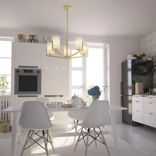 Cheap 🧨 Patriot Lighting® Citrine Gold 5-Light Chandelier 🌟 4 Cheap 🧨 Patriot Lighting® Citrine Gold 5-Light Chandelier 🌟 - Image 2