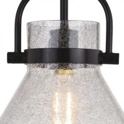 Best deal 🥰 Patriot Lighting® Renley Black 1-Light Semi-Flush Mount Ceiling Light ✔️ -Patriot Lighting Sales 3518773 Alt4