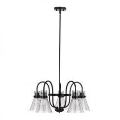 Deals 👍 Patriot Lighting® Renley Black 5-Light Chandelier ✨