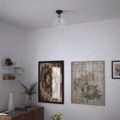 New 🔥 Patriot Lighting® Kenzie Matte Black & Gold 1-Light Semi-Flush Mount Ceiling Light 😉 10 New 🔥 Patriot Lighting® Kenzie Matte Black & Gold 1-Light Semi-Flush Mount Ceiling Light 😉 -Patriot Lighting Sales 3518777 Alt6