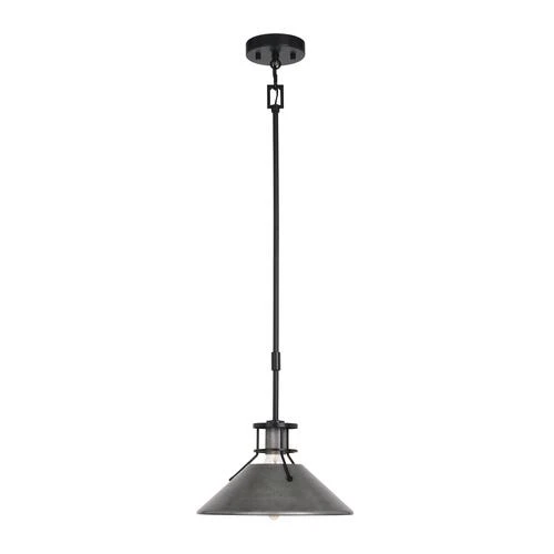 New 💯 Patriot Lighting® Ashtyn Matte Black & Charcoal Patina 1-Light Mini Pendant 👍 6 New 💯 Patriot Lighting® Ashtyn Matte Black & Charcoal Patina 1-Light Mini Pendant 👍 - Image 4