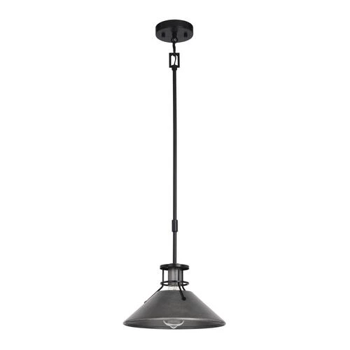 New 💯 Patriot Lighting® Ashtyn Matte Black & Charcoal Patina 1-Light Mini Pendant 👍 8 New 💯 Patriot Lighting® Ashtyn Matte Black & Charcoal Patina 1-Light Mini Pendant 👍 - Image 6