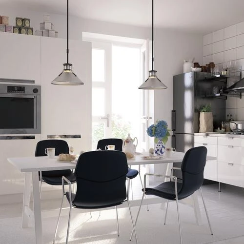 New 💯 Patriot Lighting® Ashtyn Matte Black & Charcoal Patina 1-Light Mini Pendant 👍 4 New 💯 Patriot Lighting® Ashtyn Matte Black & Charcoal Patina 1-Light Mini Pendant 👍 - Image 2