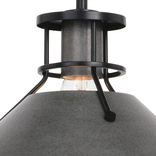 New 💯 Patriot Lighting® Ashtyn Matte Black & Charcoal Patina 1-Light Mini Pendant 👍 10 New 💯 Patriot Lighting® Ashtyn Matte Black & Charcoal Patina 1-Light Mini Pendant 👍 - Image 8
