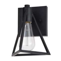 Deals 🎉 Patriot Lighting® Tribeck Matte Black 1-Light Vanity Light 🎉 -Patriot Lighting Sales 3518786 Alt2