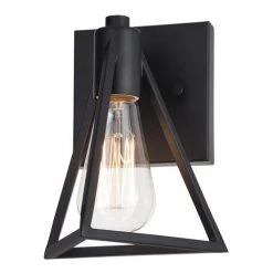 Deals 🎉 Patriot Lighting® Tribeck Matte Black 1-Light Vanity Light 🎉 -Patriot Lighting Sales 3518786 Alt4