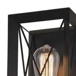 Deals 👍 Patriot Lighting® Carah Matte Black 1-Light Vanity Light ❤️ -Patriot Lighting Sales 3518788 Alt4