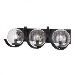 Cheap 🎁 Patriot Lighting® Twyla Matte Black 3-Light Vanity Light ✔️ -Patriot Lighting Sales 3518789 Alt3