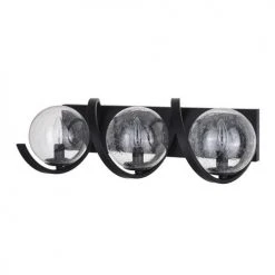 Cheap 🎁 Patriot Lighting® Twyla Matte Black 3-Light Vanity Light ✔️ -Patriot Lighting Sales 3518789 Alt4
