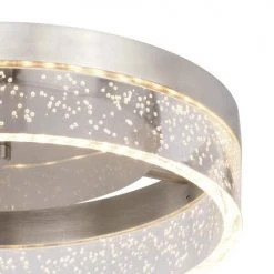 Discount ⌛ Patriot Lighting® Leah Satin Nickel Integrated LED Flush Mount Ceiling Light 👏 -Patriot Lighting Sales 3518792 Alt6