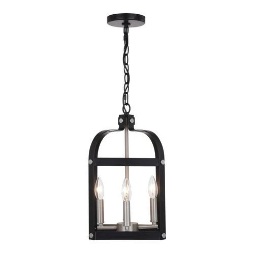 Top 10 ✔️ Patriot Lighting® Jazel Matte Black & Brushed Nickel 4-Light Pendant 🛒 4 Top 10 ✔️ Patriot Lighting® Jazel Matte Black & Brushed Nickel 4-Light Pendant 🛒 - Image 2