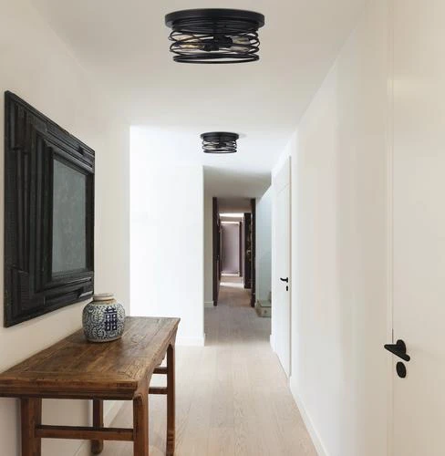 Best Pirce 🥰 Patriot Lighting® Ryland Matte Black 2-Light Flush Mount Ceiling Light ⌛ 5 Best Pirce 🥰 Patriot Lighting® Ryland Matte Black 2-Light Flush Mount Ceiling Light ⌛ - Image 3