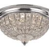 Wholesale 🎁 Patriot Lighting® Elegant Home Chaminmade Chrome Integrated LED Flush Mount Ceiling Light 👍 -Patriot Lighting Sales 3519853 P Alt1