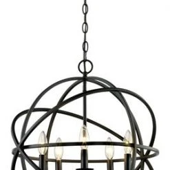 Budget 🥰 Patriot Lighting® Nucleus Bronze 5 Light Pendant 🌟