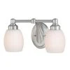 Discount ⭐ Patriot Lighting® Olympia Satin Nickel 2-Light Vanity Light 🧨 -Patriot Lighting Sales 352 2261 P