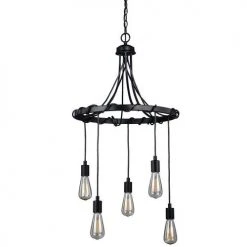 Promo 😍 Patriot Lighting® Wallis 5-Light Dark Bronze Chandelier 🥰