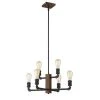 Best deal ❤️ Patriot Lighting Elegant Home Patriot Lighting® Elegant Home Steele Replica Wood With Antique Black 6-Light Chandelier 🤩 -Patriot Lighting Sales 352 7607 P Alt1