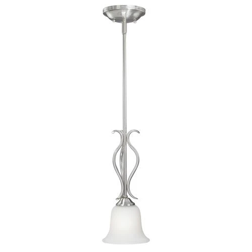 Best Sale 🔥 Patriot Lighting® Samantha Satin Nickel 1-Light Mini Pendant ⭐ 3 Best Sale 🔥 Patriot Lighting® Samantha Satin Nickel 1-Light Mini Pendant ⭐