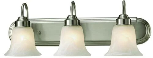 Buy 💯 Patriot Lighting® Stewart Brushed Nickel 3-Light Vanity Light 😉 3 Buy 💯 Patriot Lighting® Stewart Brushed Nickel 3-Light Vanity Light 😉