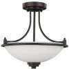 Flash Sale ✔️ Patriot Lighting® Camden Oil-Rubbed Bronze 3-Light Semi-Flush Mount Ceiling Light 🎁