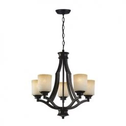 Best Sale 🥰 Patriot Lighting® Warren Rubbed Antique Bronze Chandelier ✨