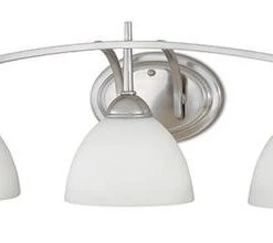 Cheap 😉 Patriot Lighting® Somerville Satin Nickel 3-Light Vanity Light ❤️