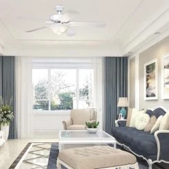 Buy ⌛ Patriot Lighting™ Apollo II 52" White Indoor LED Ceiling Fan 😉 13 Buy ⌛ Patriot Lighting™ Apollo II 52" White Indoor LED Ceiling Fan 😉 -Patriot Lighting Sales 355 0672 IU