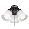 Budget 🧨 Patriot Lighting® Porter II 3-Light Oil-Rubbed Bronze LED Ceiling Fan Light ✔️ -Patriot Lighting Sales 355 3105 P