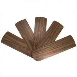 Discount 🛒 Patriot Lighting® 52" Oak/Walnut Ceiling Fan Replacement Blades - 5 Pcs/set ⭐ -Patriot Lighting Sales 355 9134 ALT 2 NEW