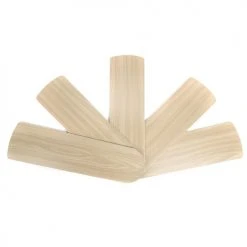 Best Sale ✨ Patriot Lighting® 52" Light Oak/White Ceiling Fan Replacement Blades - 5 Pcs/set 😍 -Patriot Lighting Sales 355 9147 ALT 3 NEW
