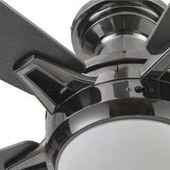 Best Sale 🎉 Patriot Lighting™ Ogun 52" Gunmetal Indoor LED Ceiling Fan ❤️ 14 Best Sale 🎉 Patriot Lighting™ Ogun 52" Gunmetal Indoor LED Ceiling Fan ❤️ -Patriot Lighting Sales 3550022 20747 Bladeiron Closeup