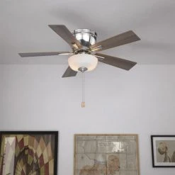 Best reviews of 👍 Patriot Lighting™ Sabrina 42" Brushed Nickel LED Ceiling Fan 👍 -Patriot Lighting Sales 3550082 Alt13