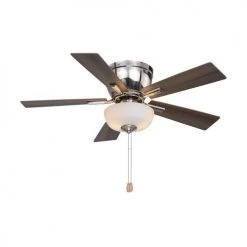 Best reviews of 👍 Patriot Lighting™ Sabrina 42" Brushed Nickel LED Ceiling Fan 👍