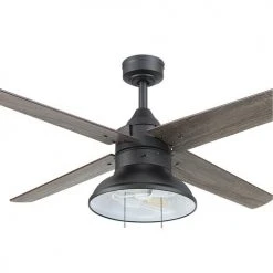 Discount 😉 Patriot Lighting® Amanda 48" Matte Black Indoor LED Ceiling Fan ⌛ 29 Discount 😉 Patriot Lighting® Amanda 48" Matte Black Indoor LED Ceiling Fan ⌛ -Patriot Lighting Sales 3550090 20762 Closeup SideA