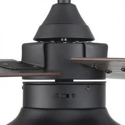 Discount 😉 Patriot Lighting® Amanda 48" Matte Black Indoor LED Ceiling Fan ⌛ 27 Discount 😉 Patriot Lighting® Amanda 48" Matte Black Indoor LED Ceiling Fan ⌛ -Patriot Lighting Sales 3550090 20762 Housing Closeup