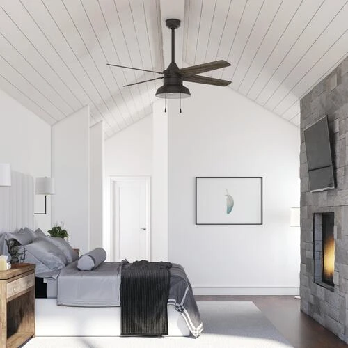 Discount 😉 Patriot Lighting® Amanda 48" Matte Black Indoor LED Ceiling Fan ⌛ 4 Discount 😉 Patriot Lighting® Amanda 48" Matte Black Indoor LED Ceiling Fan ⌛ - Image 2