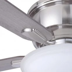 Promo ⌛ Patriot Lighting™ Austin 42" Brushed Nickel Indoor LED Ceiling Fan ✨ 18 Promo ⌛ Patriot Lighting™ Austin 42" Brushed Nickel Indoor LED Ceiling Fan ✨ -Patriot Lighting Sales 3550108 20765 Bladeiron Closeup
