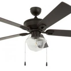 Cheap ⭐ Patriot Lighting™ Hyattsville 52" Bronze Indoor/Outdoor LED Ceiling Fan 🔥 -Patriot Lighting Sales 3550602B2018