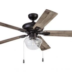 Cheap ⭐ Patriot Lighting™ Hyattsville 52" Bronze Indoor/Outdoor LED Ceiling Fan 🔥