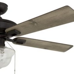 Cheap ⭐ Patriot Lighting™ Hyattsville 52" Bronze Indoor/Outdoor LED Ceiling Fan 🔥 -Patriot Lighting Sales 3550602bladea2018