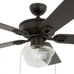 Cheap ⭐ Patriot Lighting™ Hyattsville 52" Bronze Indoor/Outdoor LED Ceiling Fan 🔥 -Patriot Lighting Sales 3550602closeb2018