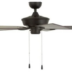 Cheap ⭐ Patriot Lighting™ Hyattsville 52" Bronze Indoor/Outdoor LED Ceiling Fan 🔥 -Patriot Lighting Sales 3550602nolightside2018