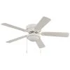 Buy 🥰 Patriot Lighting™ Gilford 52" White Indoor LED Ceiling Fan 👍 -Patriot Lighting Sales 3550603 mainCMYK